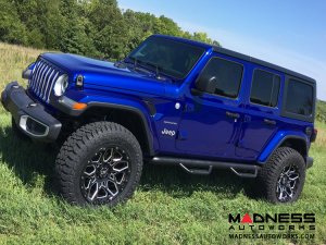 Jeep Custom Wheels (1) - Black Rhino - 17 x 9.5 - Shrapnel - Gloss Black w/ Milled Spokes Jeep Custom Wheels (1) - Black Rhino - 17 x 9.5 - Shrapnel - Gloss Black w/ Milled Spokes